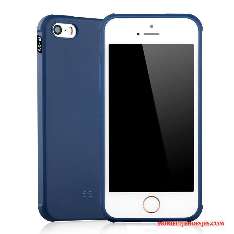 iPhone 5/5s All Inclusive Hoesje Telefoon Bescherming Grijs Zacht Anti-fall Schrobben