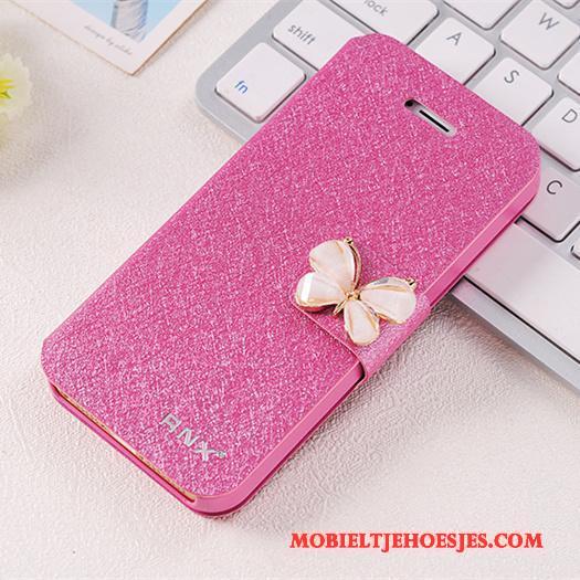 iPhone 5/5s Anti-fall Dun Hoesje Telefoon Leren Etui Bescherming All Inclusive Clamshell