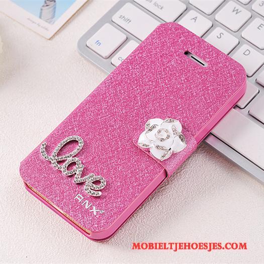 iPhone 5/5s Anti-fall Dun Hoesje Telefoon Leren Etui Bescherming All Inclusive Clamshell