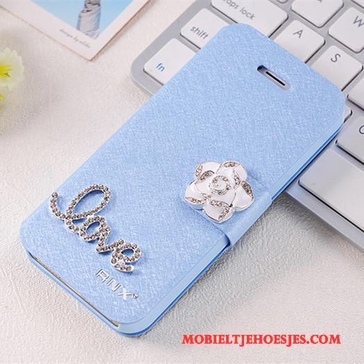 iPhone 5/5s Anti-fall Dun Hoesje Telefoon Leren Etui Bescherming All Inclusive Clamshell