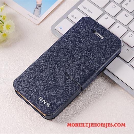 iPhone 5/5s Anti-fall Dun Hoesje Telefoon Leren Etui Bescherming All Inclusive Clamshell