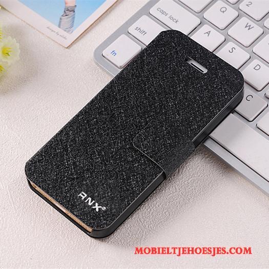 iPhone 5/5s Anti-fall Dun Hoesje Telefoon Leren Etui Bescherming All Inclusive Clamshell