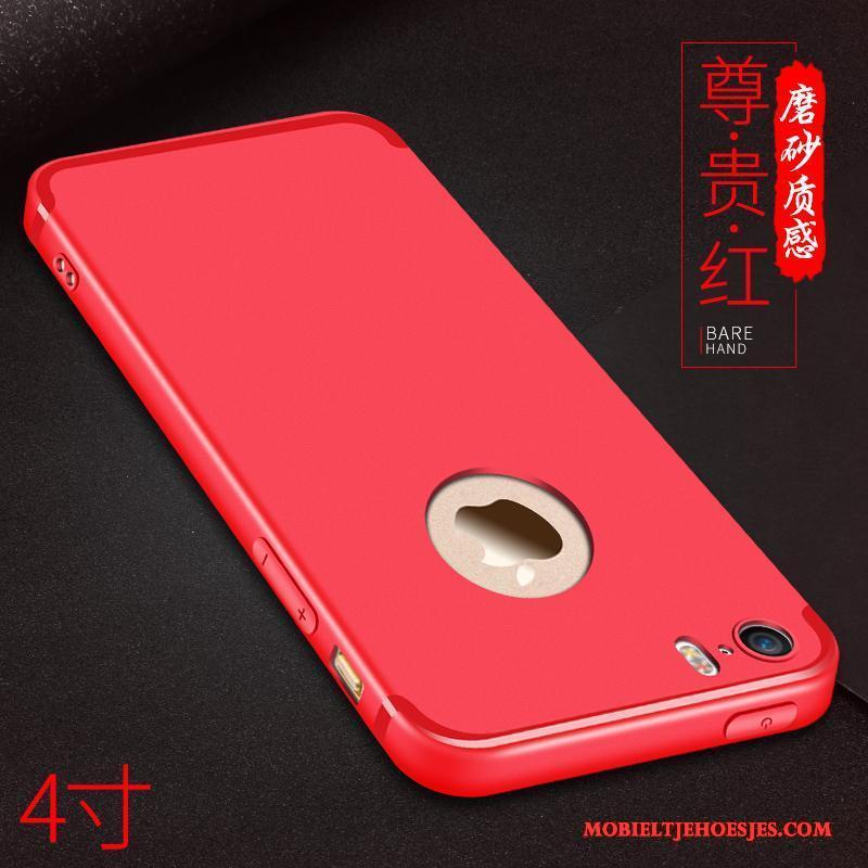 iPhone 5/5s Draak Hoesje Telefoon Zacht Dun Schrobben Siliconen Roze