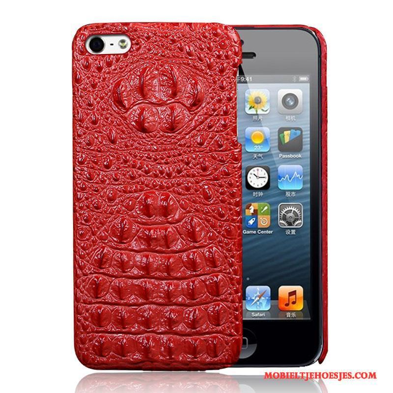 iPhone 5/5s Dun Hoes Anti-fall Leren Etui Hoesje Telefoon Persoonlijk Bescherming