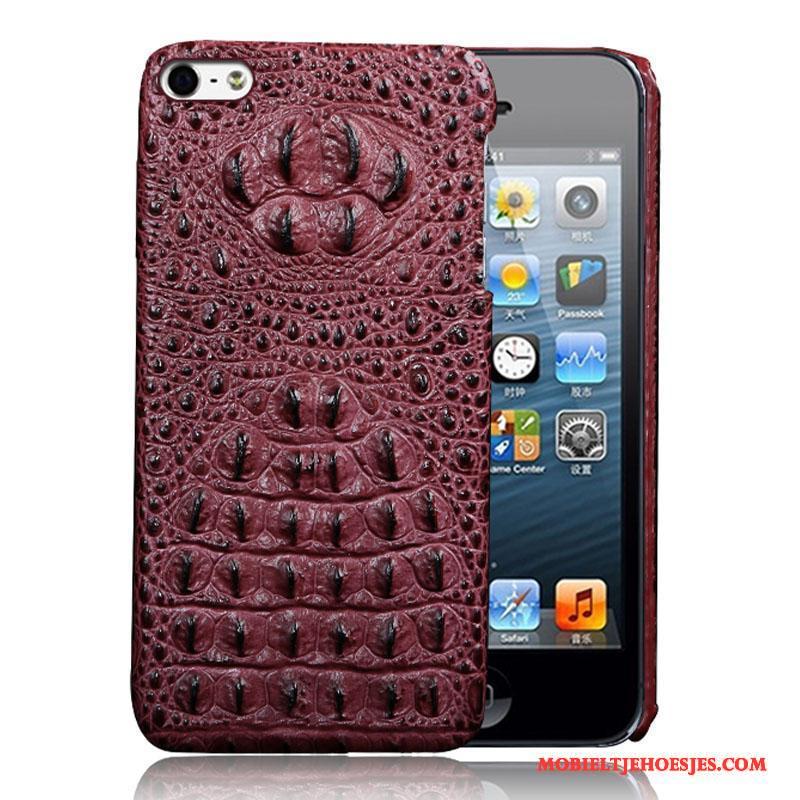 iPhone 5/5s Dun Hoes Anti-fall Leren Etui Hoesje Telefoon Persoonlijk Bescherming