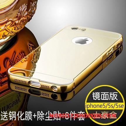 iPhone 5/5s Hart Hoesje Telefoon Wind Metaal Hond Omlijsting All Inclusive
