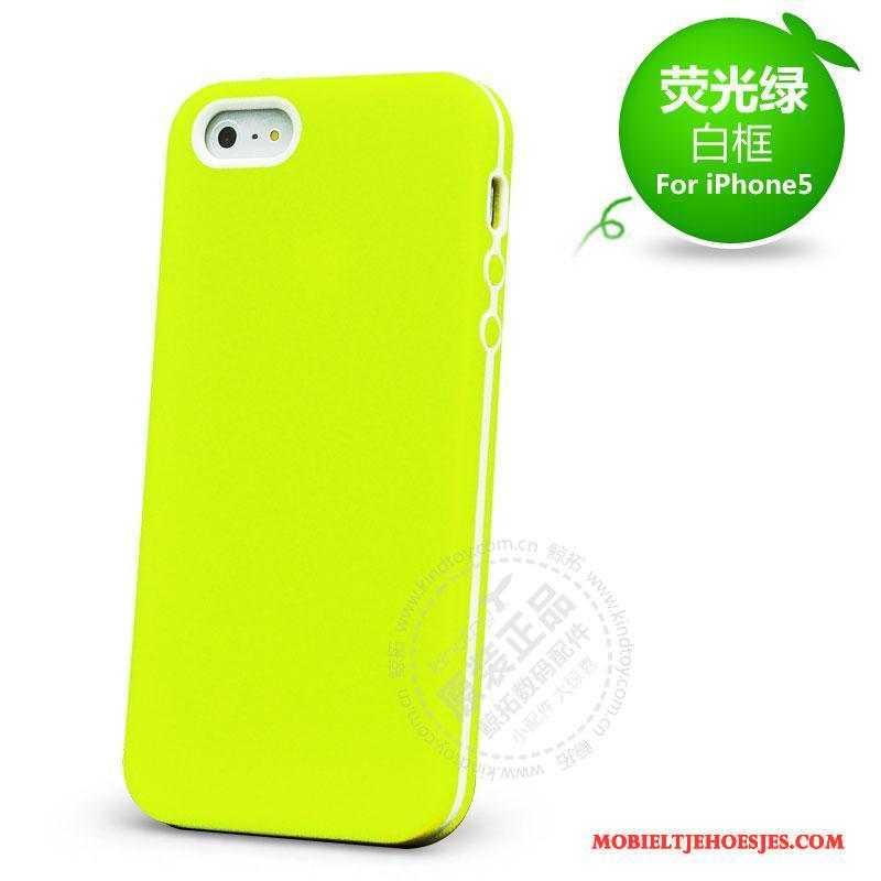 iPhone 5/5s Hoes Bescherming Anti-fall Hoesje Telefoon Siliconen Rood