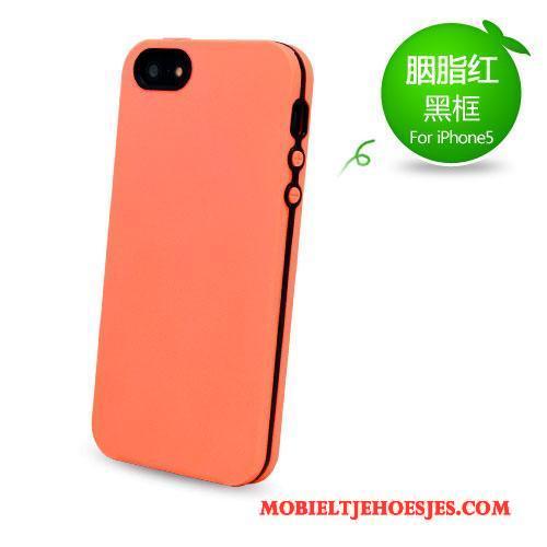 iPhone 5/5s Hoes Bescherming Anti-fall Hoesje Telefoon Siliconen Rood