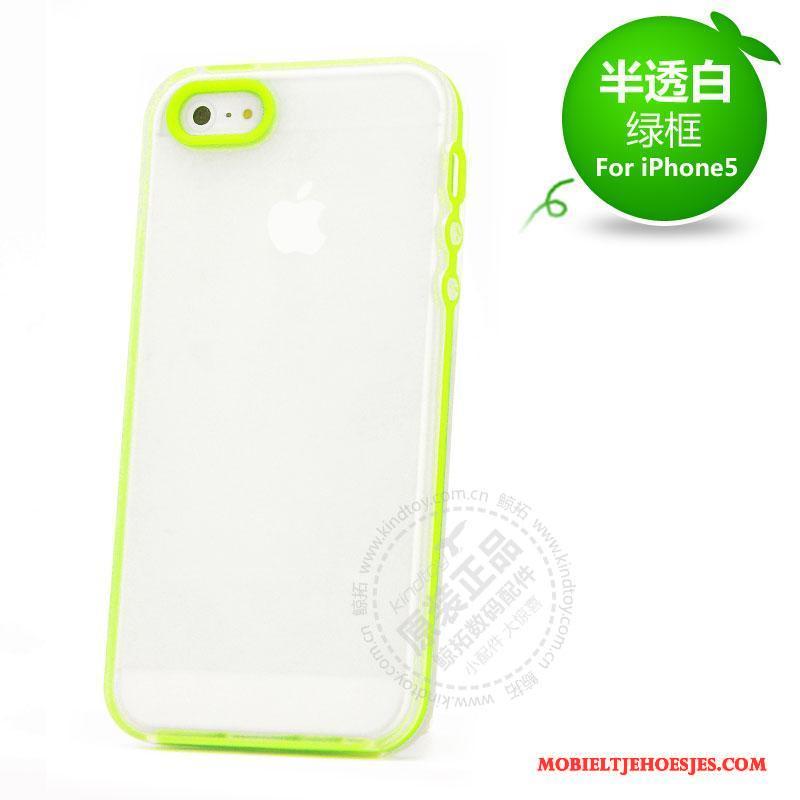 iPhone 5/5s Hoes Bescherming Anti-fall Hoesje Telefoon Siliconen Rood