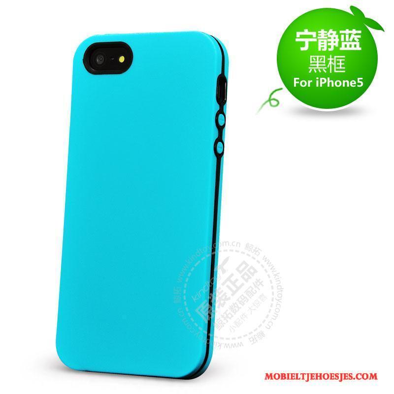 iPhone 5/5s Hoes Bescherming Anti-fall Hoesje Telefoon Siliconen Rood