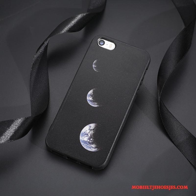 iPhone 5/5s Hoes Persoonlijk Zwart Hoesje Telefoon Anti-fall Mobiele Telefoon