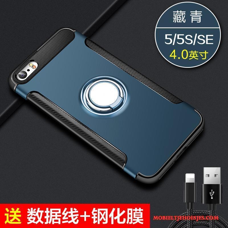 iPhone 5/5s Hoesje Anti-fall Bescherming Siliconen Ring Scheppend Telefoon