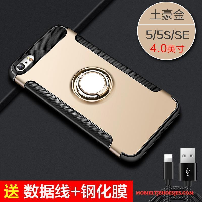 iPhone 5/5s Hoesje Anti-fall Bescherming Siliconen Ring Scheppend Telefoon