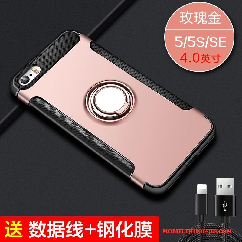 iPhone 5/5s Hoesje Anti-fall Bescherming Siliconen Ring Scheppend Telefoon