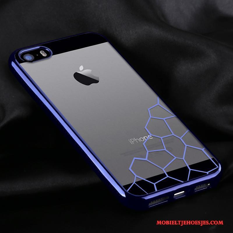 iPhone 5/5s Hoesje Bescherming Eenvoudige Siliconen Hoes Zacht Trend Anti-fall