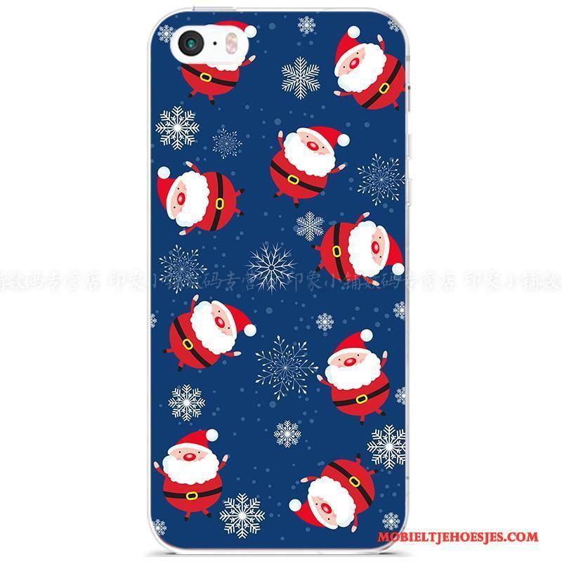 iPhone 5/5s Hoesje Blauw Lovers Hoes Bescherming Hertachtigen Nieuw Europa