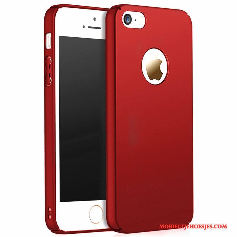 iPhone 5/5s Hoesje Telefoon Goud Bescherming Hard Diepe Kleur Schrobben Blauw