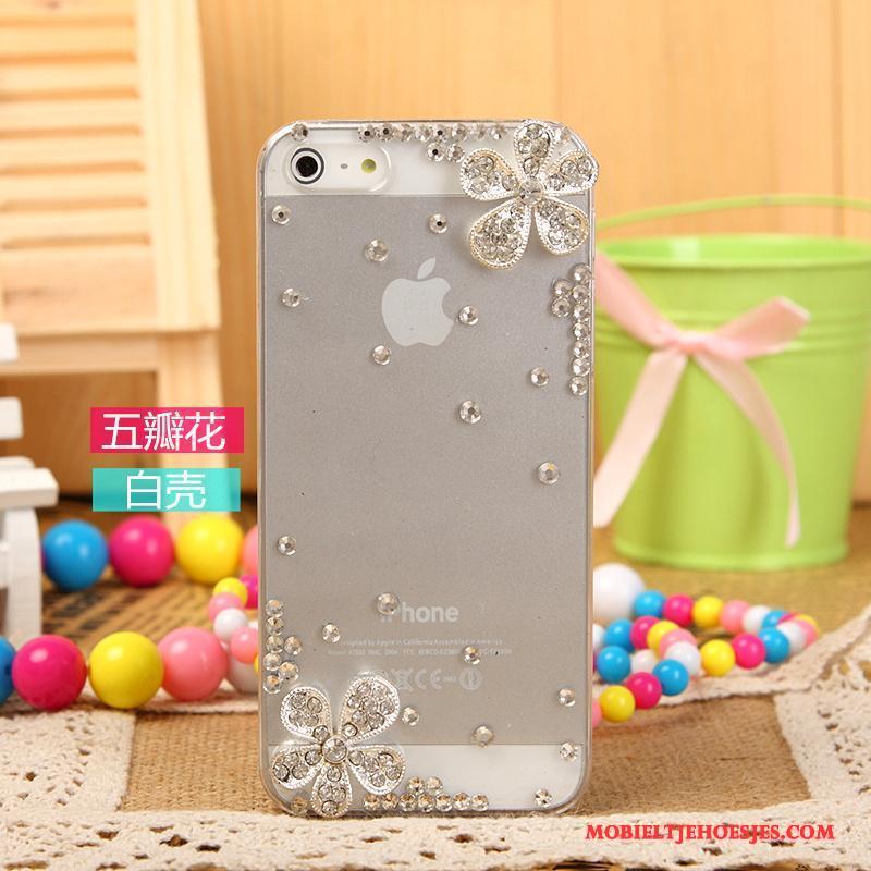 iPhone 5/5s Hoesje Telefoon Met Strass Mobiele Telefoon Bescherming Roze