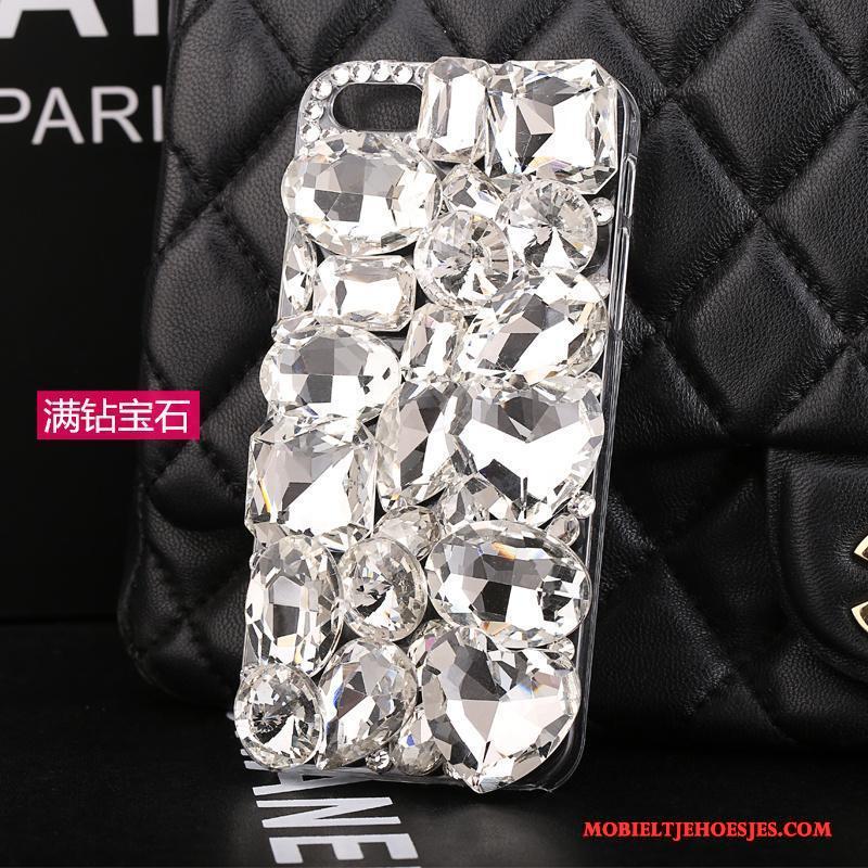 iPhone 5/5s Hoesje Telefoon Met Strass Mobiele Telefoon Bescherming Roze