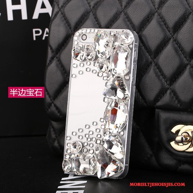 iPhone 5/5s Hoesje Telefoon Met Strass Mobiele Telefoon Bescherming Roze