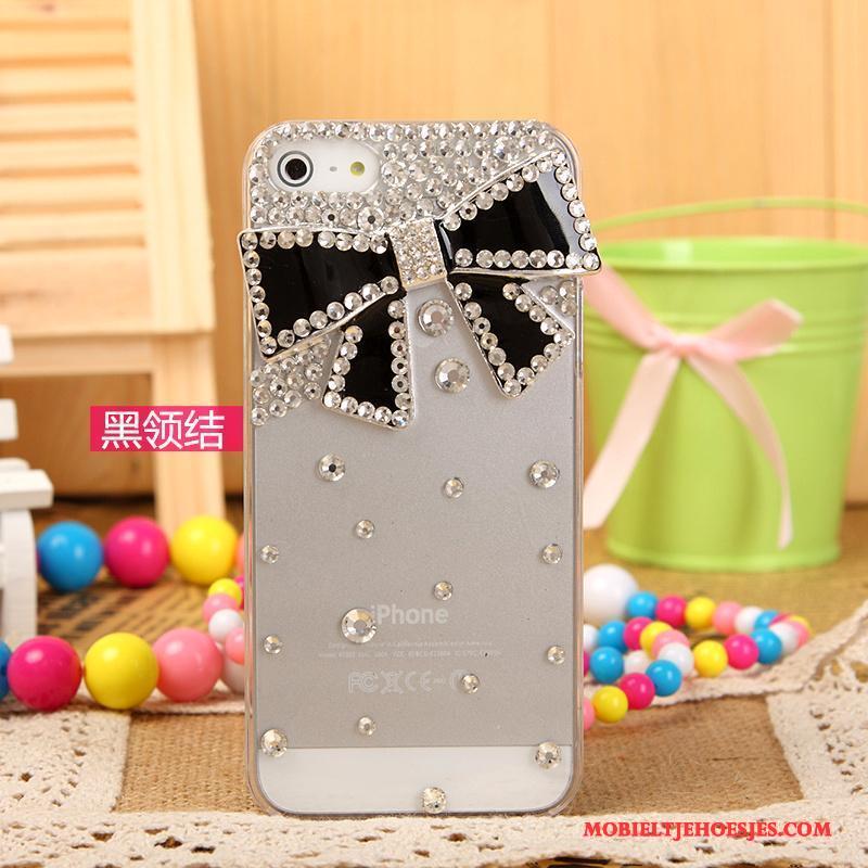 iPhone 5/5s Hoesje Telefoon Met Strass Mobiele Telefoon Bescherming Roze