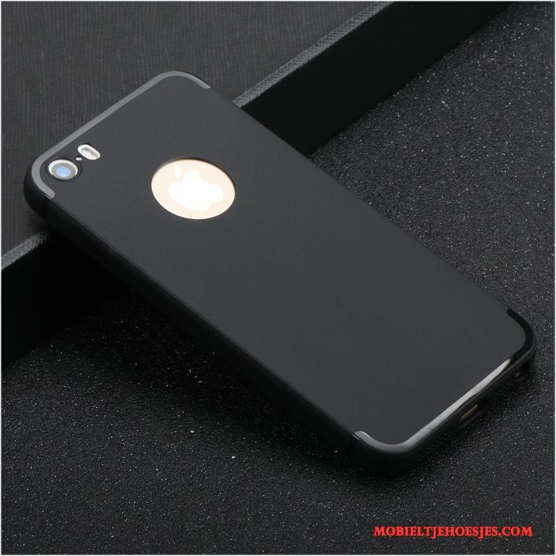 iPhone 5/5s Rood Trend Eenvoudige Zacht Siliconen Hoesje Telefoon Bescherming