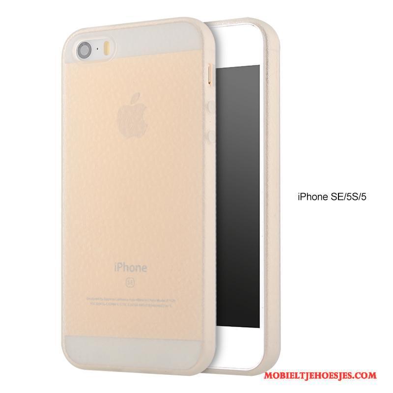 iPhone 5/5s Siliconen Trend Hoesje Nieuw Bescherming Zacht Doorzichtig