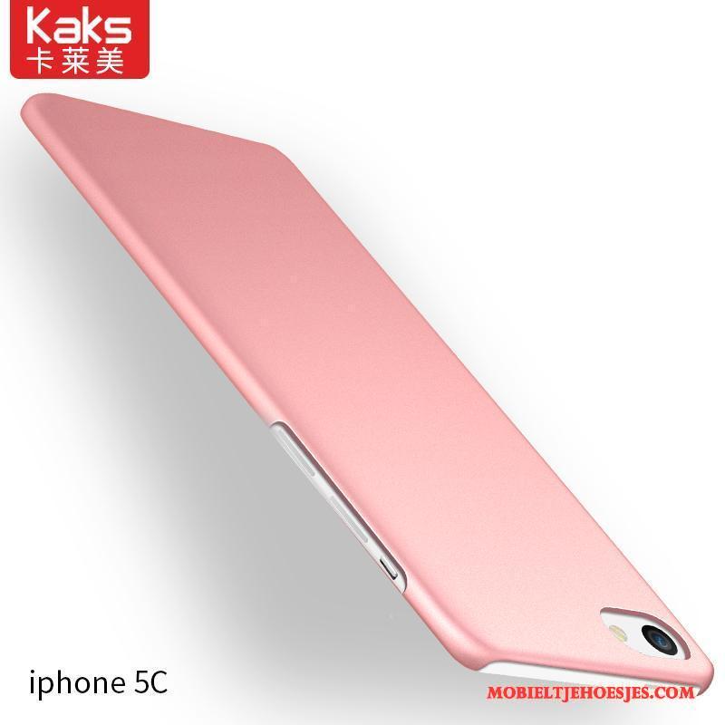 iPhone 5c All Inclusive Schrobben Rood Hard Siliconen Hoes Hoesje Telefoon