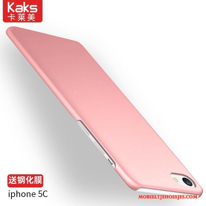 iPhone 5c All Inclusive Schrobben Rood Hard Siliconen Hoes Hoesje Telefoon