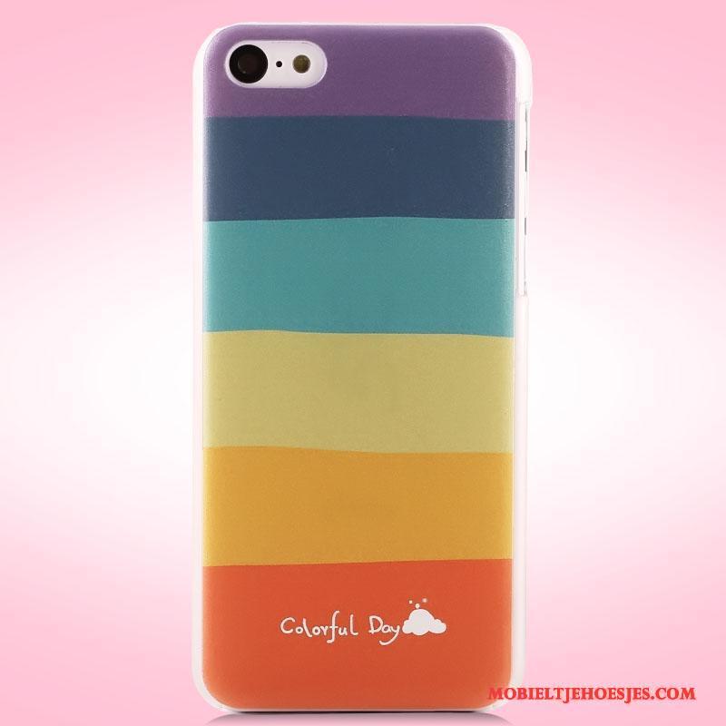 iPhone 5c Hoesje Telefoon Geschilderd Hard Mobiele Telefoon Bescherming Trend Purper