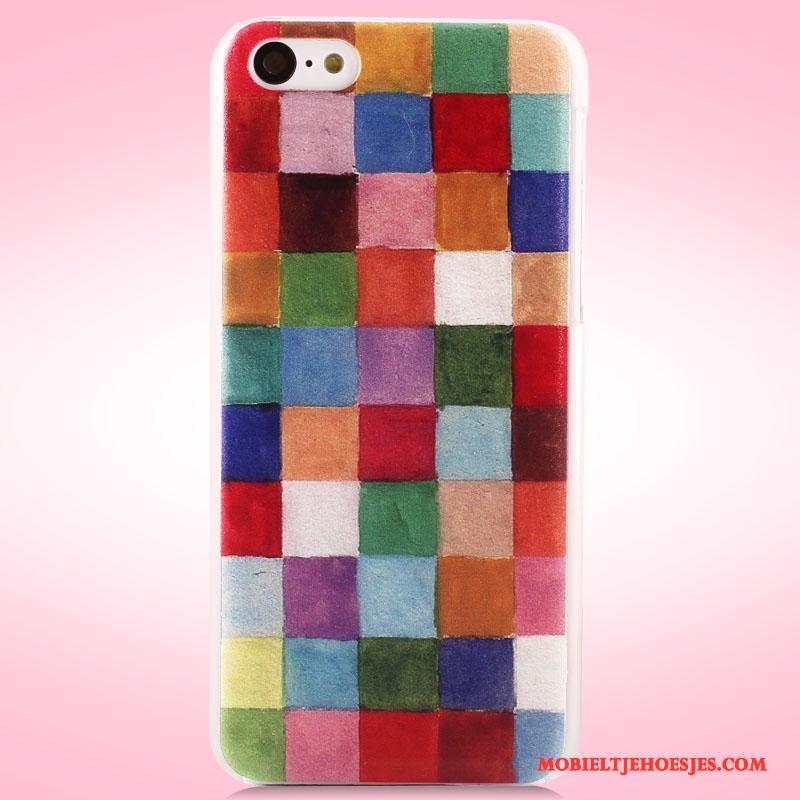 iPhone 5c Hoesje Telefoon Geschilderd Hard Mobiele Telefoon Bescherming Trend Purper