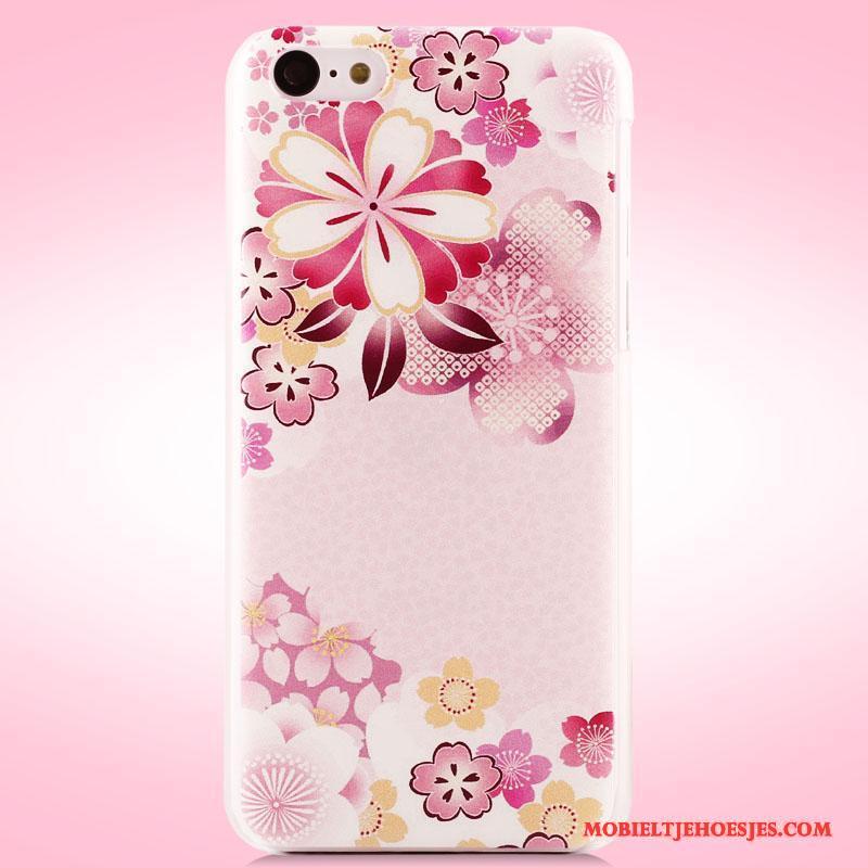 iPhone 5c Hoesje Telefoon Geschilderd Hard Mobiele Telefoon Bescherming Trend Purper