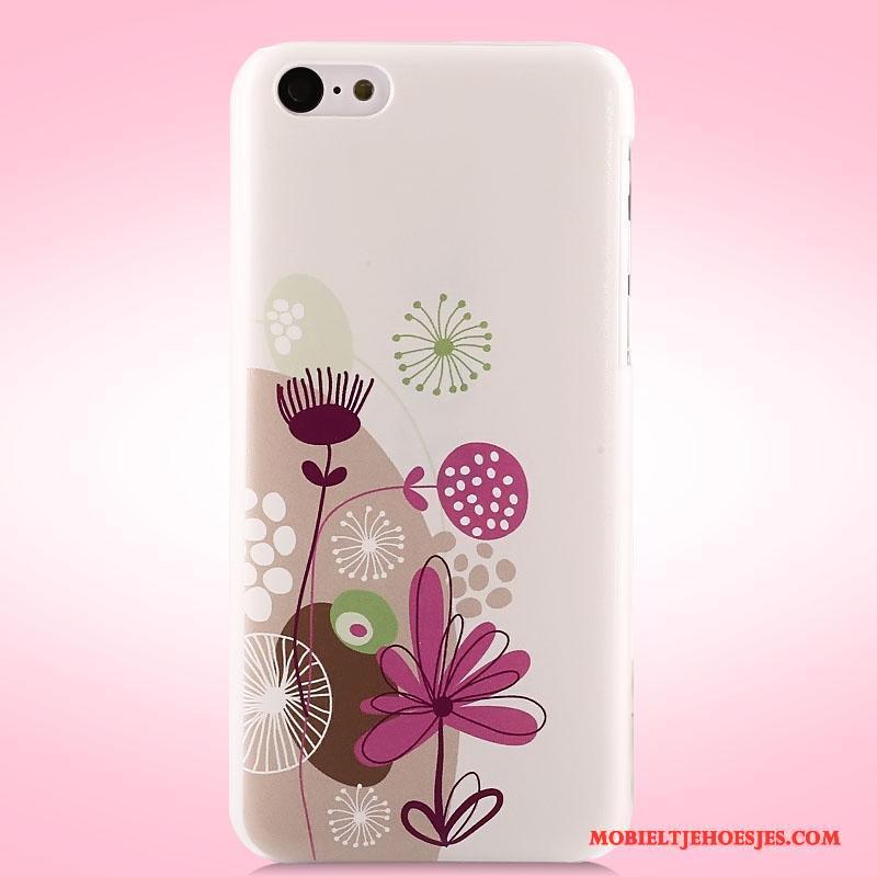 iPhone 5c Hoesje Telefoon Geschilderd Hard Mobiele Telefoon Bescherming Trend Purper