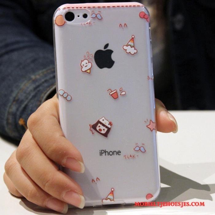 iPhone 5c Zacht Siliconen Anti-fall Spotprent Hoes Hoesje Telefoon Trend