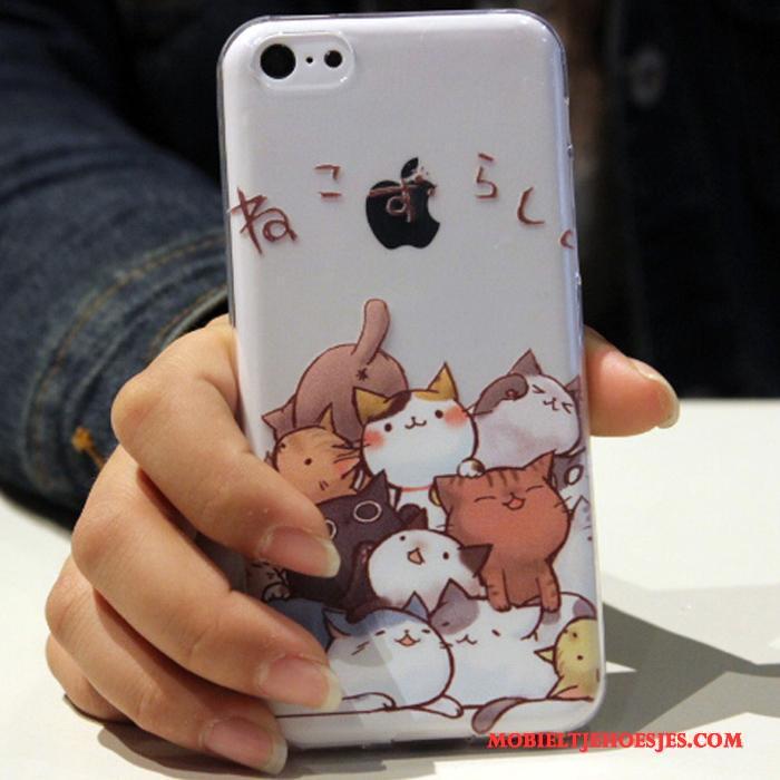 iPhone 5c Zacht Siliconen Anti-fall Spotprent Hoes Hoesje Telefoon Trend