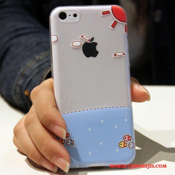 iPhone 5c Zacht Siliconen Anti-fall Spotprent Hoes Hoesje Telefoon Trend