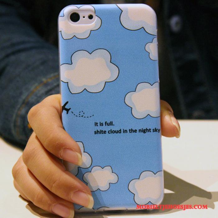 iPhone 5c Zacht Siliconen Anti-fall Spotprent Hoes Hoesje Telefoon Trend