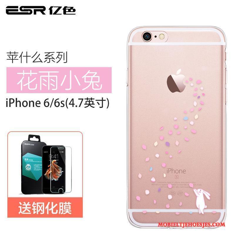 iPhone 6/6s All Inclusive Anti-fall Doorzichtig Hoesje Telefoon Siliconen Bescherming Spotprent