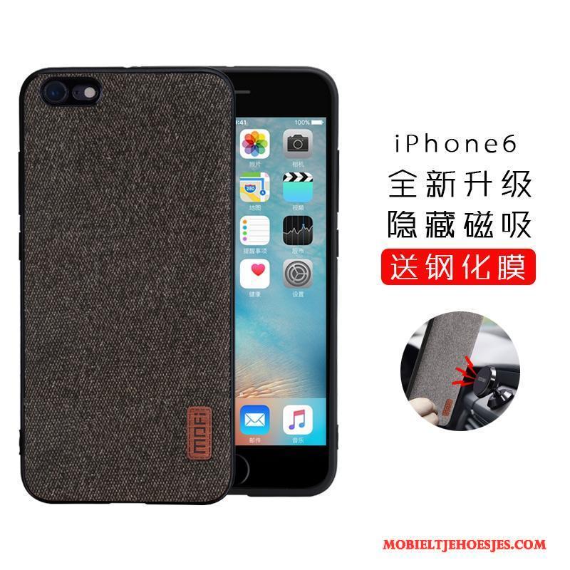 iPhone 6/6s All Inclusive Hoesje Grijs Trend Siliconen Telefoon Anti-fall