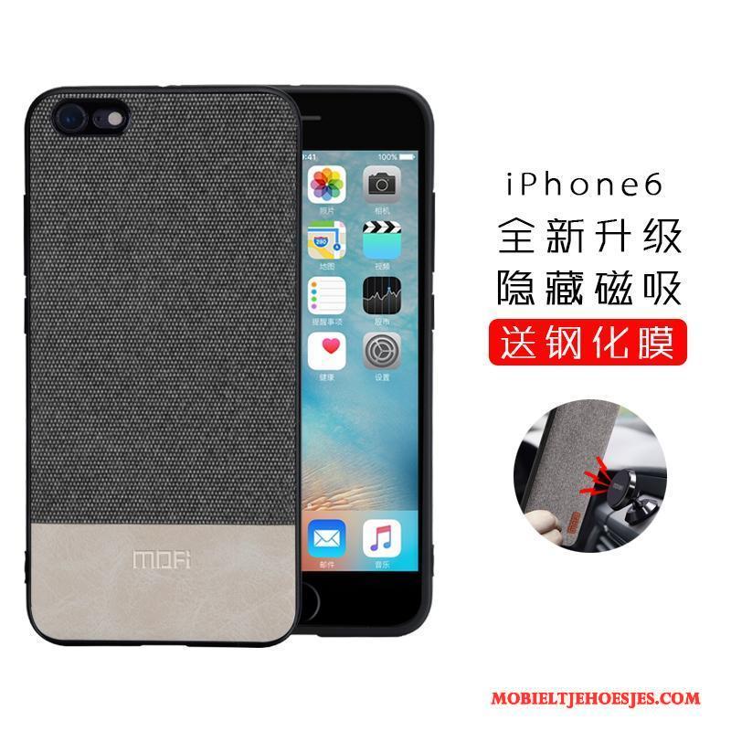 iPhone 6/6s All Inclusive Hoesje Grijs Trend Siliconen Telefoon Anti-fall