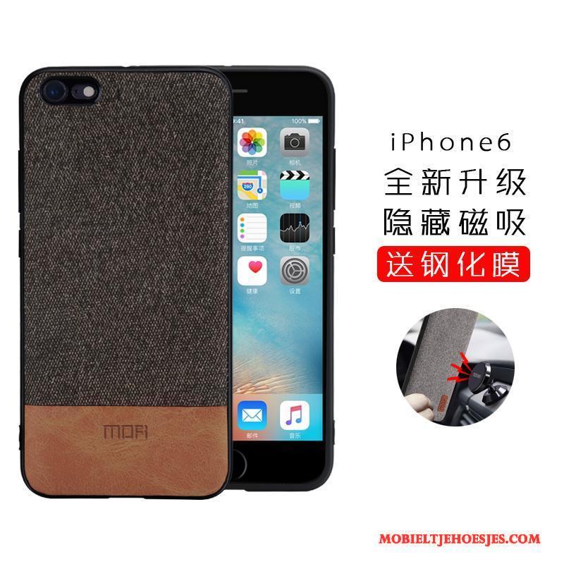 iPhone 6/6s All Inclusive Hoesje Grijs Trend Siliconen Telefoon Anti-fall