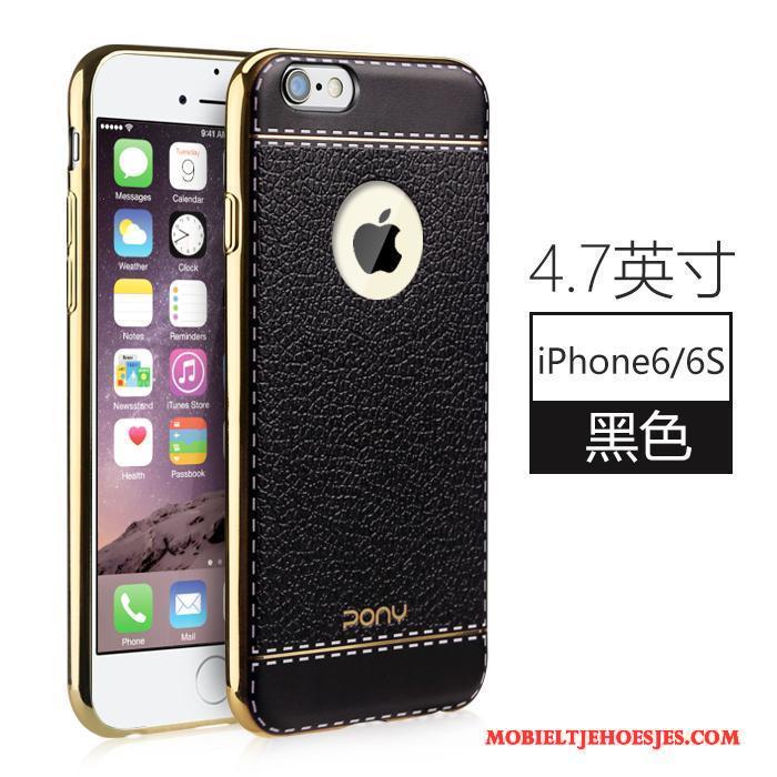 iPhone 6/6s All Inclusive Hoesje Telefoon Trend Anti-fall Leren Etui Nieuw Siliconen