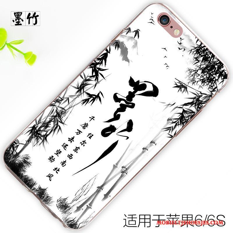 iPhone 6/6s Bescherming Hoes Persoonlijk Hoesje Telefoon Geel Siliconen
