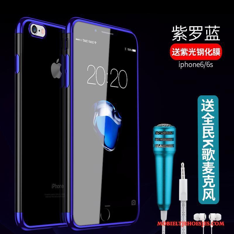 iPhone 6/6s Bescherming Zacht Hoesje Telefoon Eenvoudige Trend Plating All Inclusive