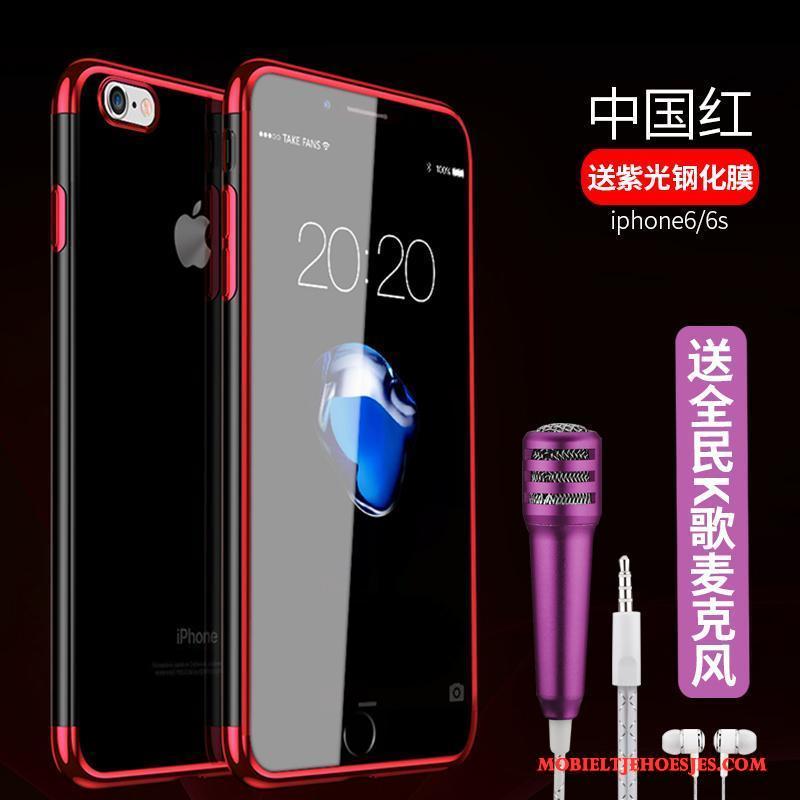 iPhone 6/6s Bescherming Zacht Hoesje Telefoon Eenvoudige Trend Plating All Inclusive