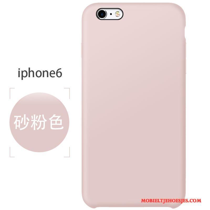 iPhone 6/6s Echte Hoesje Zacht Siliconen Bescherming Telefoon Roze