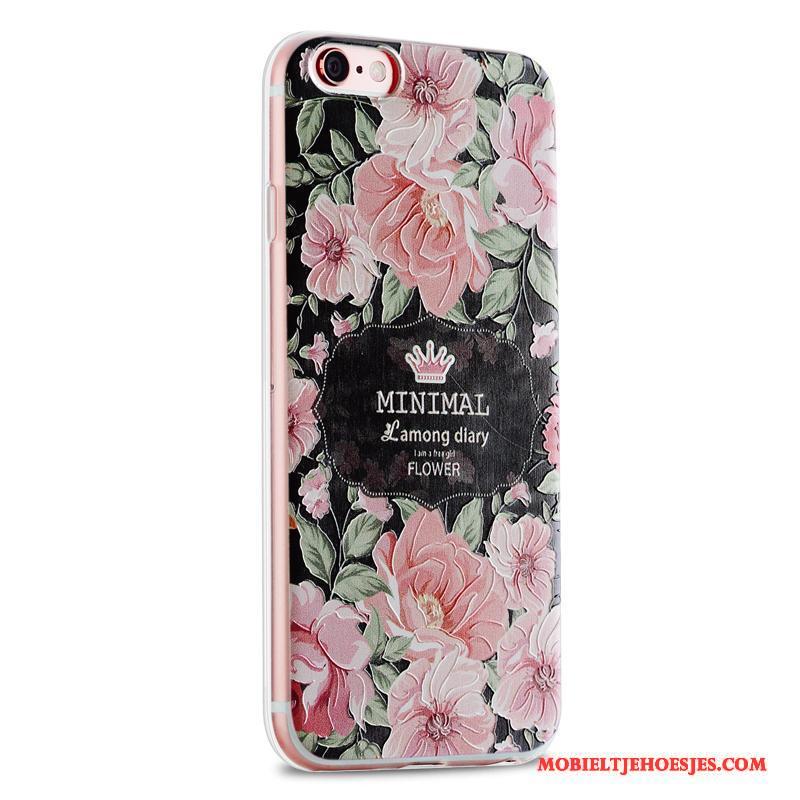 iPhone 6/6s Hoes Siliconen Hoesje Telefoon Vers Zacht Mini Trendy Merk