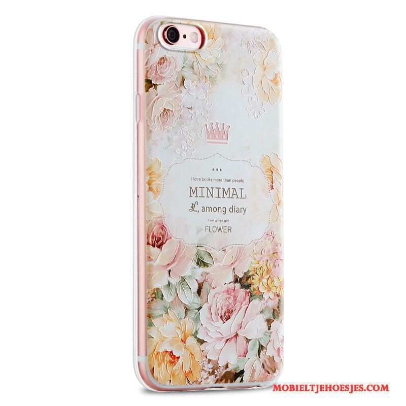 iPhone 6/6s Hoes Siliconen Hoesje Telefoon Vers Zacht Mini Trendy Merk