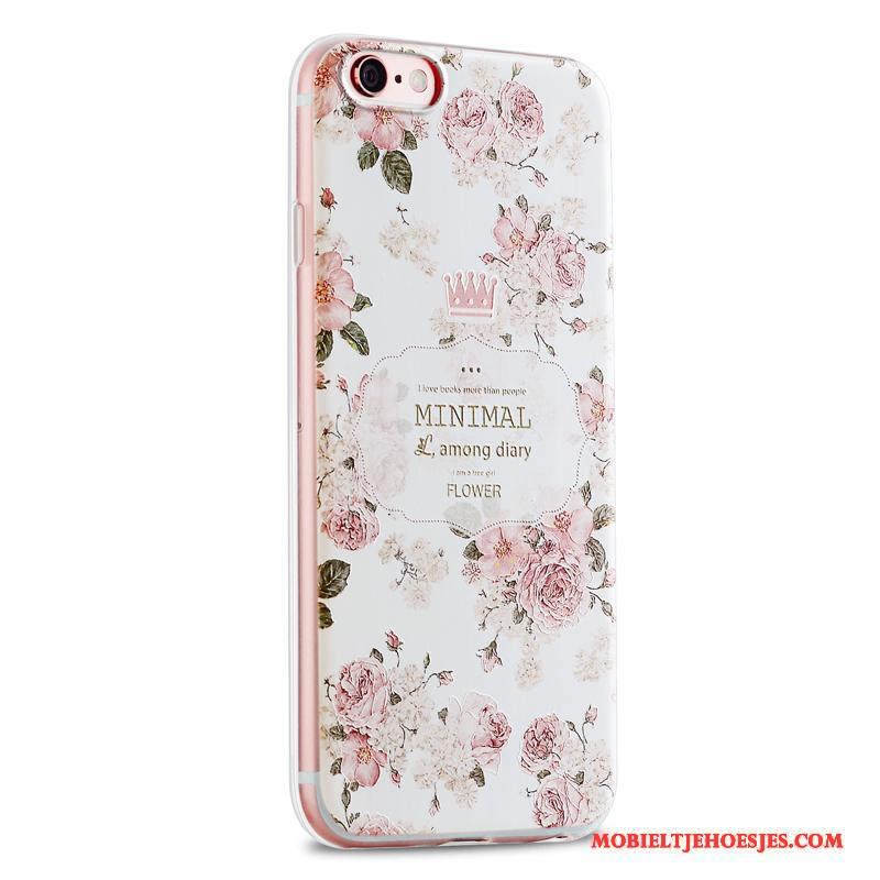 iPhone 6/6s Hoes Siliconen Hoesje Telefoon Vers Zacht Mini Trendy Merk