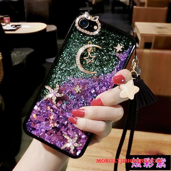 iPhone 6/6s Hoes Trend Hoesje Telefoon Drijfzand All Inclusive Met Strass Purper